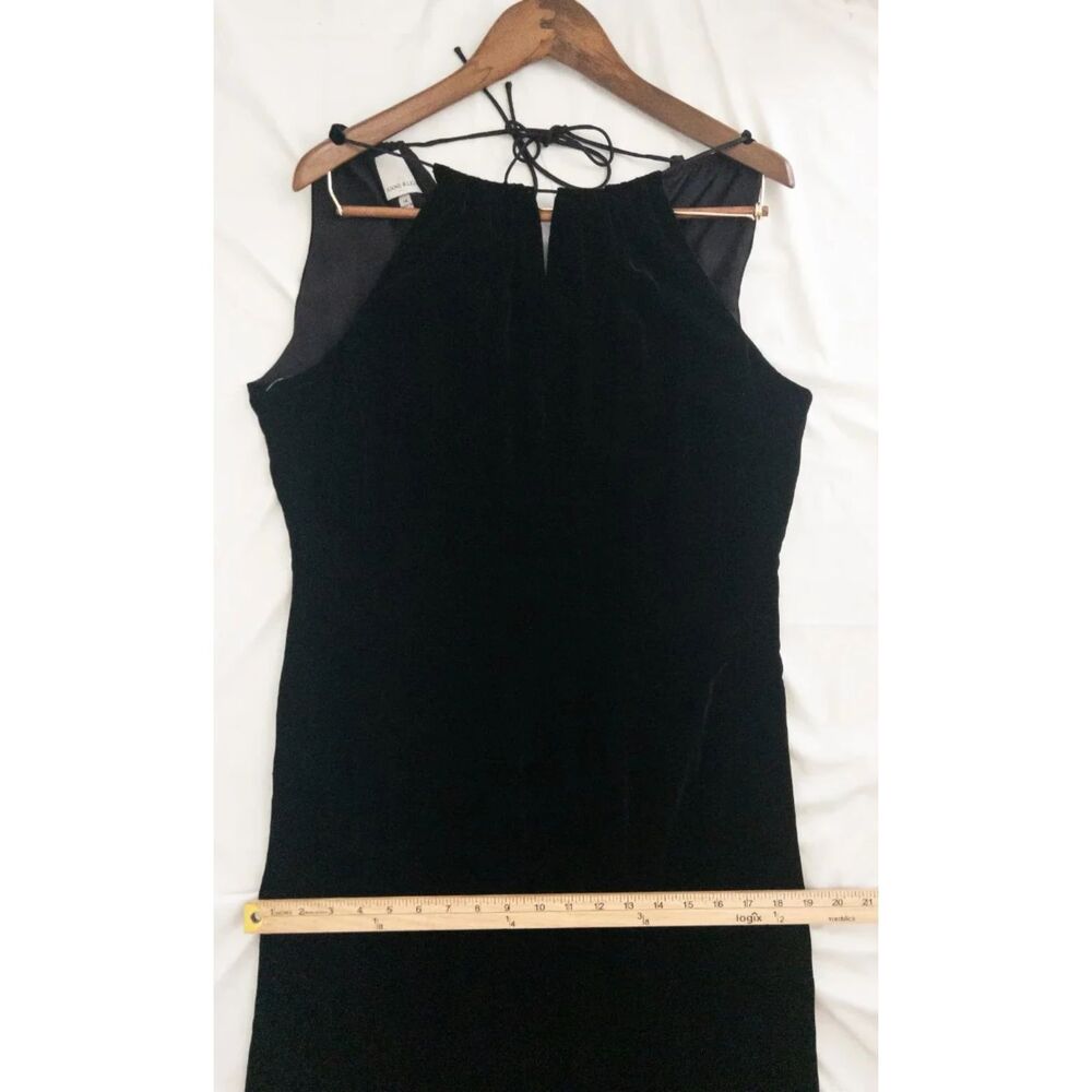 Anne Klein Deep black 82% rayon, 18% silk Dress | Sz 14 - Picture 5 of 12